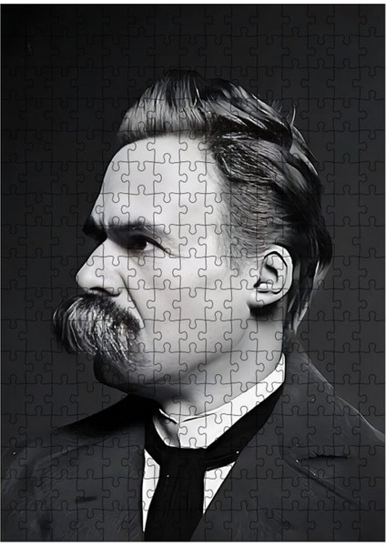 Karizma Tablo Ahşap Mdf Puzzle Yapboz Friedrich Nietzsche 255 Parça 35*50 cm