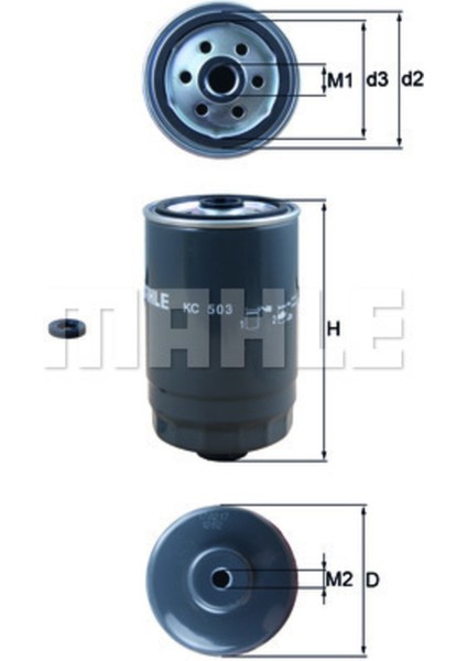 Yakıt Filtresi Spin-On Fuel Filter