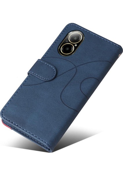 Realme C67 4g Kickstand Koruyucu Pu Deri Flip Folio Için Flip Case (Yurt Dışından) fiyatları