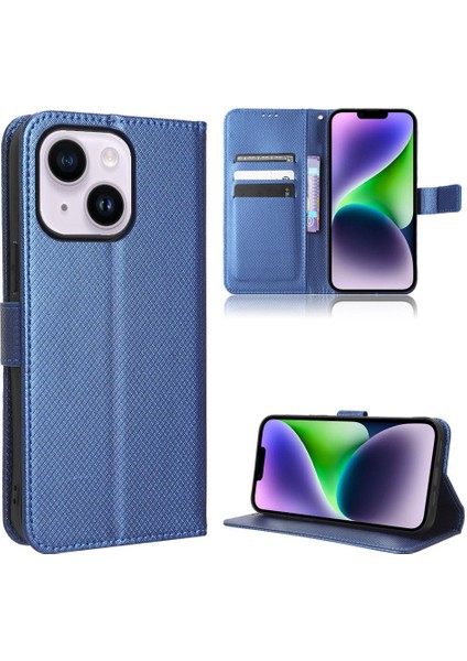 IPhone 15 Için Kılıf Artı Kart Tutucu Kapak Manyetik Cüzdan Kickstand (Yurt Dışından)
