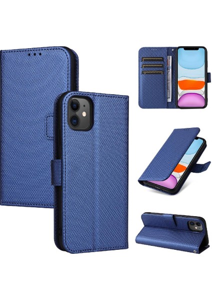 IPhone 12 Için Kılıf Mini Kapak Kart Tutucu Kickstand Manyetik Cüzdan (Yurt Dışından)