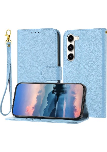 Samsung Galaxy S23 Için Telefon Kılıfı Cüzdan Kart Yuvaları Tutucu Flip Folio Pu (Yurt Dışından)