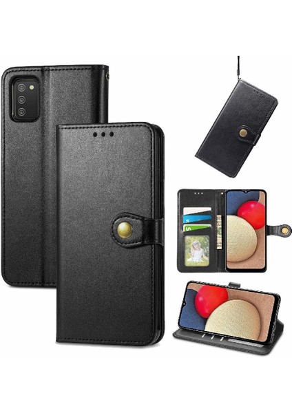 Samsung Galaxy A03S Moda Tasarımı Zarif Iş Deri (Yurt Dışından)