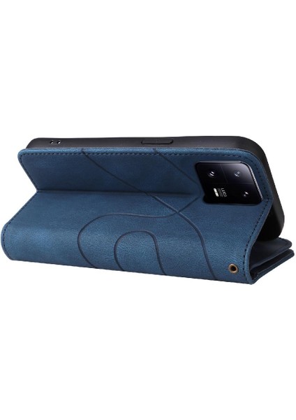 Kart Yuvası Standı Dokuz ile Xiaomi 13 Pro Fermuar Cüzdan Tarzı (Yurt Dışından)