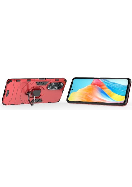 Oppo A58 4g 360 &deg; Dönen Halka Askeri Damla Koruma Kickstand Için Kılıf (Yurt Dışından) indirimleri