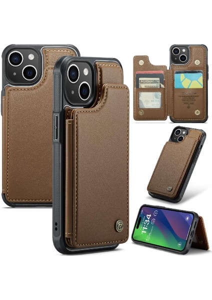 IPhone 15 Için Caseme Cüzdan Durumda Kickstand Pu Deri Kart Tutucu Ince (Yurt Dışından) indirimleri