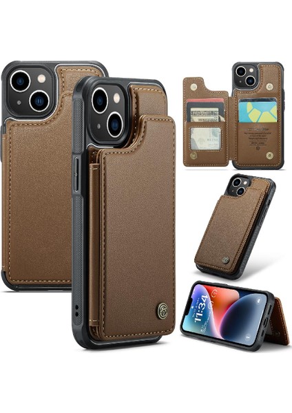 IPhone 14 Için Caseme Cüzdan Durumda Pu Deri Kickstand Ince Darbeye (Yurt Dışından)