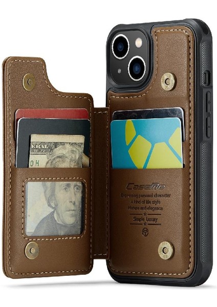IPhone 14 Için Caseme Cüzdan Durumda Pu Deri Kickstand Ince Darbeye (Yurt Dışından) indirimleri