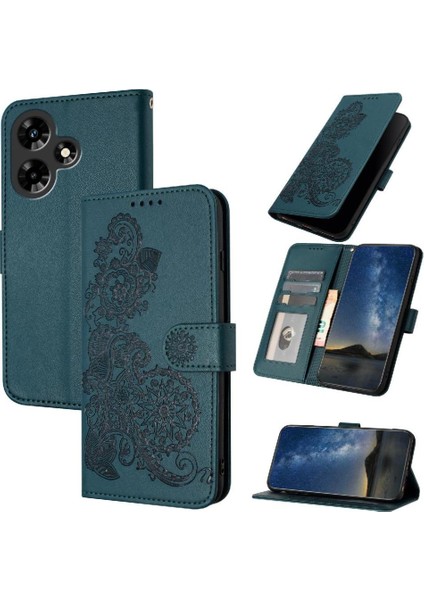 Kart Yuvası Standı Kickstand ile Infinix Sıcak Flip Flip Folio Kitap Için Kılıf (Yurt Dışından)
