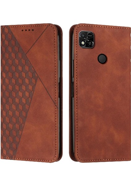 Uyumlu Xiaomi Redmi 9c Cüzdan Kılıf Tam Koruma Kartı Ekleme (Yurt Dışından)