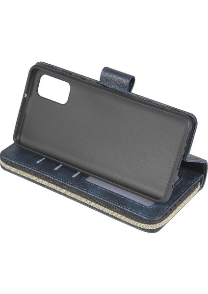 Samsung Galaxy Için Kılıf El Kayışı ile Zipper Fermuar Cep Kart Tutucu Flip (Yurt Dışından)
