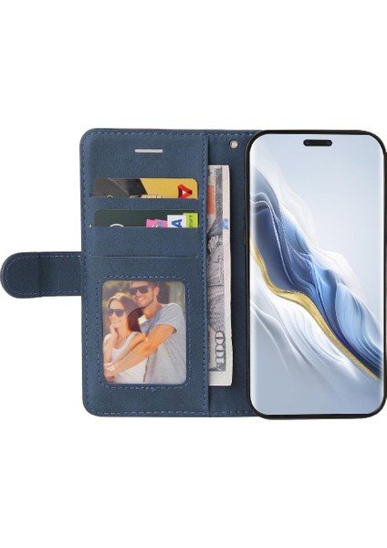 YH Mall Onur Için Flip Case Sihirli 6 Pro 5g Pu Deri Flip Folio Kılıf Kickstand (Yurt Dışından)