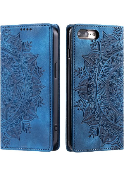 IPhone 6 Için Kılıf Artı/6s Artı Pu Deri Yan Toka Kart Ekleme (Yurt Dışından)