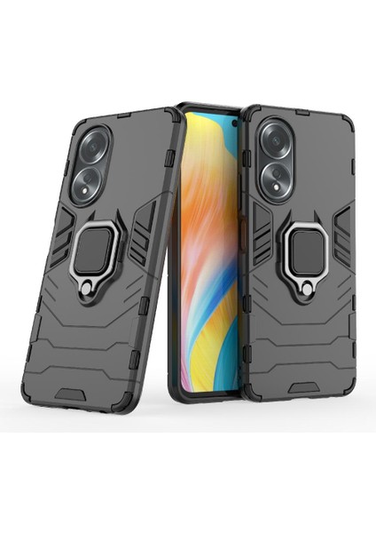 Oppo A58 4g 360 &deg; Dönen Halka Askeri Damla Koruma Kickstand Için Kılıf (Yurt Dışından) fiyatları