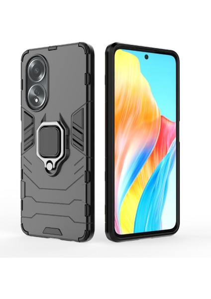 Oppo A58 4g 360 &deg; Dönen Halka Askeri Damla Koruma Kickstand Için Kılıf (Yurt Dışından) indirimleri