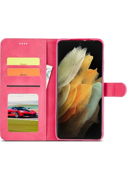 Samsung Galaxy S21 Ultra Kart Yuvaları Cüzdan Tutucu ile Buzağı Flip (Yurt Dışından) fiyatları