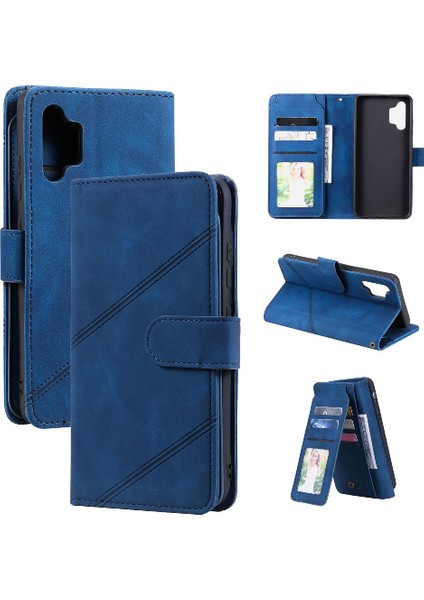 Samsung Galaxy A32 4g Bileklik Pu Deri Cüzdan Flip Folio Kart Için Kılıf (Yurt Dışından)