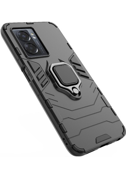 Oppo A57 5g Için Kılıf 360 &deg; Dönen Halka Askeri Damla Koruma Darbeye (Yurt Dışından) fiyatları