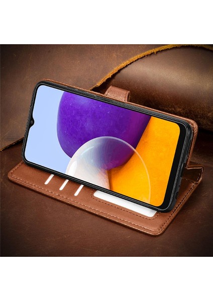 Samsung Galaxy A22 5g Için Kılıf Kapak Çevirin Moda Tasarımı Zarif Deri (Yurt Dışından) indirimleri