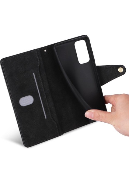Oneplus 9 Pro Için Kılıf Manyetik Deri Fermuar Cüzdan Kapak ile El (Yurt Dışından)