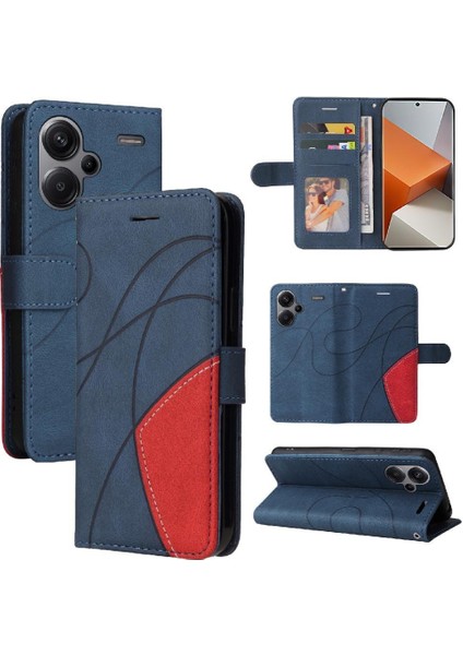 Xiaomi Redmi Not Için Kılıf 13 Pro Artı Kart Yuvası Standı ile Pu Deri (Yurt Dışından)