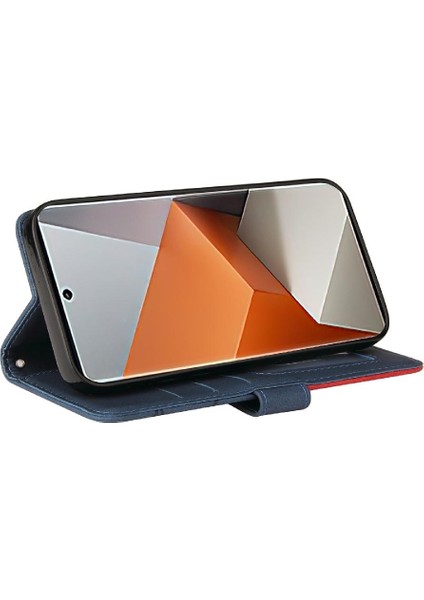 Xiaomi Redmi Not Için Kılıf 13 Pro Artı Kart Yuvası Standı ile Pu Deri (Yurt Dışından)