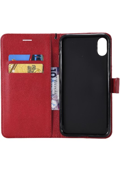 Iphone Xs Max Iş Cüzdan Telefon Kılıfı Için Flip Case Yüksek Kalite Katı (Yurt Dışından) modelleri