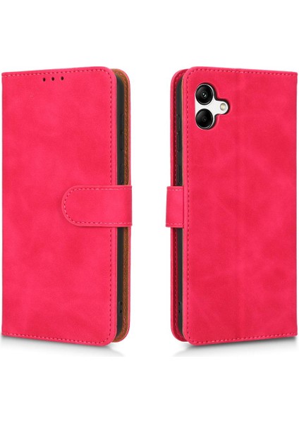 Samsung Galaxy A04 4g Tam Koruma Deri Folio Flip Case (Yurt Dışından)
