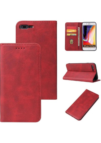 Kart Tutucu Kickstand Tam ile iphone 7/8 Manyetik Karbon Fiber Için Kılıf (Yurt Dışından)