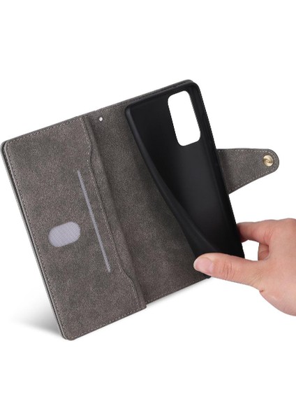Oneplus Nord 2 Fermuar Cüzdan Kapak Için Kılıf El ile Manyetik Deri (Yurt Dışından)