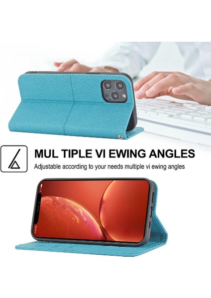 IPhone 13 Için Kılıf Mini El Cüzdan Kredi Kartı Tutucu Flip Folio Kitap Pu (Yurt Dışından)