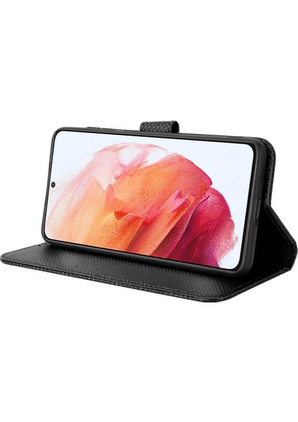 Samsung Galaxy S21 Fe Kart Tutucu Için Kickstand Manyetik Cüzdan Kapak (Yurt Dışından) indirimleri