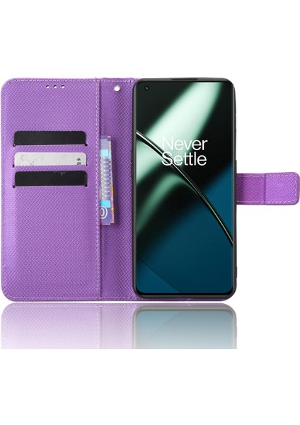 Oneplus 11R 5g Kart Tutucu Kapak Için Kılıf Kickstand Manyetik Cüzdan (Yurt Dışından)
