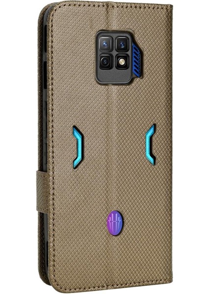 Nubia Kırmızı Sihirli 7 Pro Için Kılıf Kapak Kickstand Kart Tutucu Manyetik Cüzdan (Yurt Dışından)