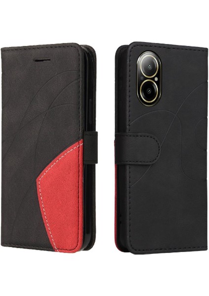 Realme C67 4g Kickstand Koruyucu Pu Deri Flip Folio Için Flip Case (Yurt Dışından) modelleri