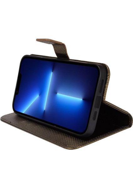 IPhone 13 Için Kılıf Pro Nax Kart Tutucu Kickstand Manyetik Cüzdan Kapak (Yurt Dışından)