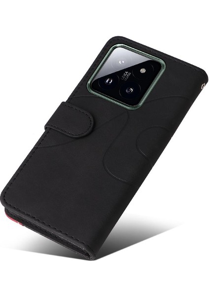Xiaomi 14 Pro Için Kickstand Koruyucu Kart Yuvası Standı ile Pu Flip (Yurt Dışından) indirimleri