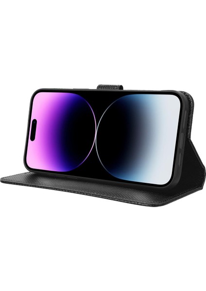 IPhone 15 Için Kılıf Pro Manyetik Cüzdan Kapak Kart Tutucu Kickstand (Yurt Dışından)