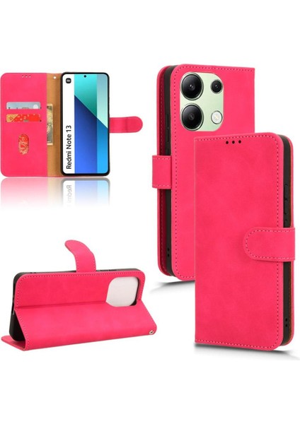 Xiaomi Redmi Için Not 13 4g Kart Tutucu Kickstand Deri Folio (Yurt Dışından)
