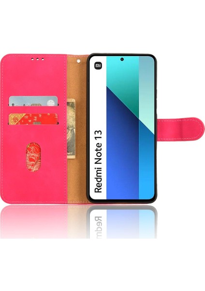 Xiaomi Redmi Için Not 13 4g Kart Tutucu Kickstand Deri Folio (Yurt Dışından)