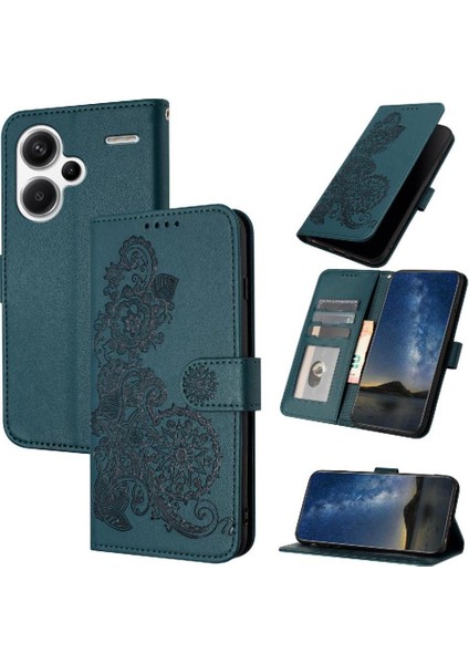 Xiaomi Redmi Not Için Kılıf 13 Pro Artı Flip Folio Kitap Kickstand Pu ile (Yurt Dışından)