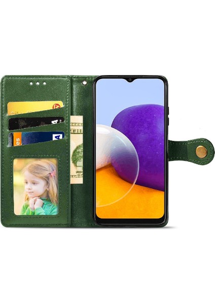 Samsung Galaxy A22 5g Için Kılıf Kapak Çevirin Moda Tasarımı Zarif Deri (Yurt Dışından) modelleri