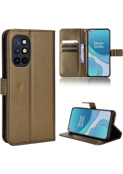 Oneplus 8t Manyetik Cüzdan Kickstand Kart Tutucu Kapak Için Kılıf (Yurt Dışından)