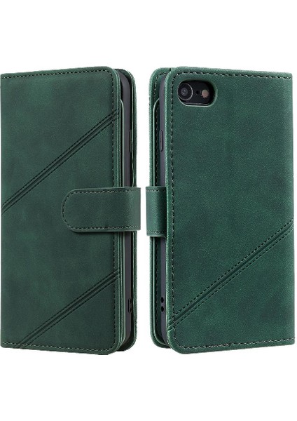 IPhone 7/8 Için Kılıf Manyetik Bileklik Cüzdan Flip Folio Kart Tutucu Pu (Yurt Dışından)