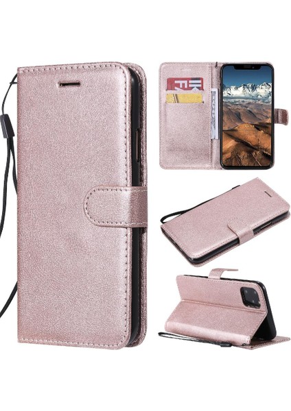 Iphone 11 Için Flip Case Pro Max Yüksek Kaliteli Deri Iş Cüzdan Telefon (Yurt Dışından)