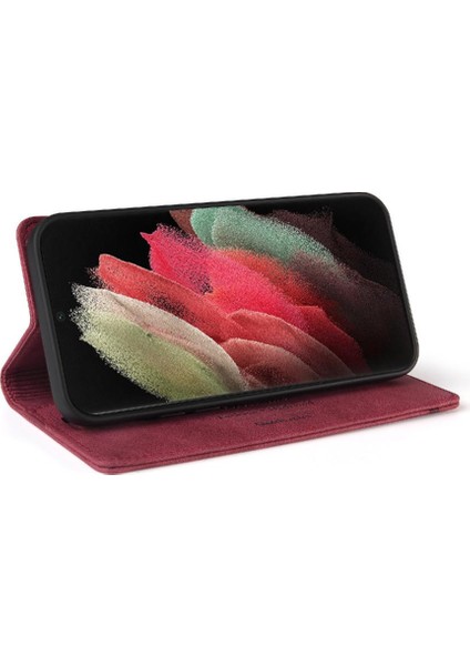 Samsung Galaxy S21 Ultra Premium Deri Iki Kart Yuvaları Premium (Yurt Dışından) fiyatları