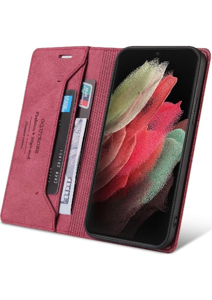 Samsung Galaxy S21 Ultra Premium Deri Iki Kart Yuvaları Premium (Yurt Dışından) modelleri