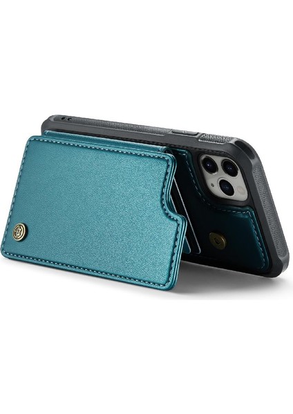 IPhone 11 Pro Max Kickstand Pu Deri Rfıd Ince Için Caseme Cüzdan Kılıf (Yurt Dışından)