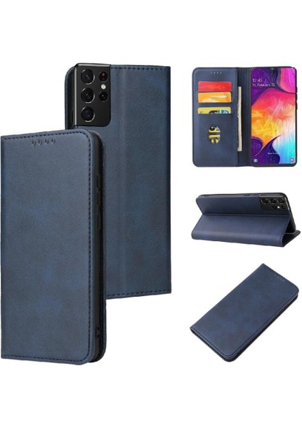 Samsung Galaxy S21 Ultra Tam Koruma Kart Tutucu Folio (Yurt Dışından)