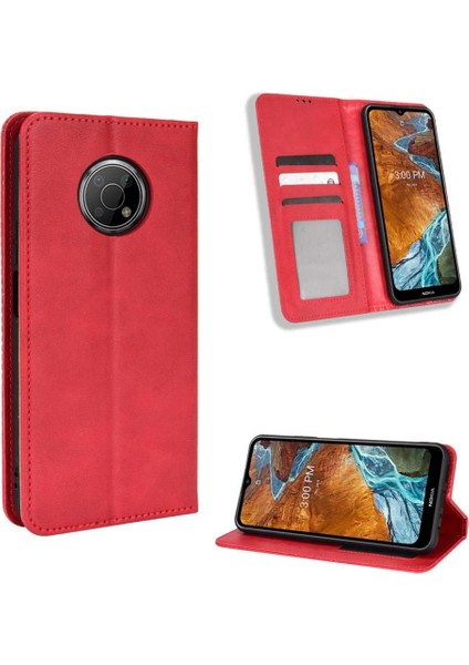Nokia G300 Pu Deri Cüzdan Manyetik Kapatma Için Kılıf (Yurt Dışından)
